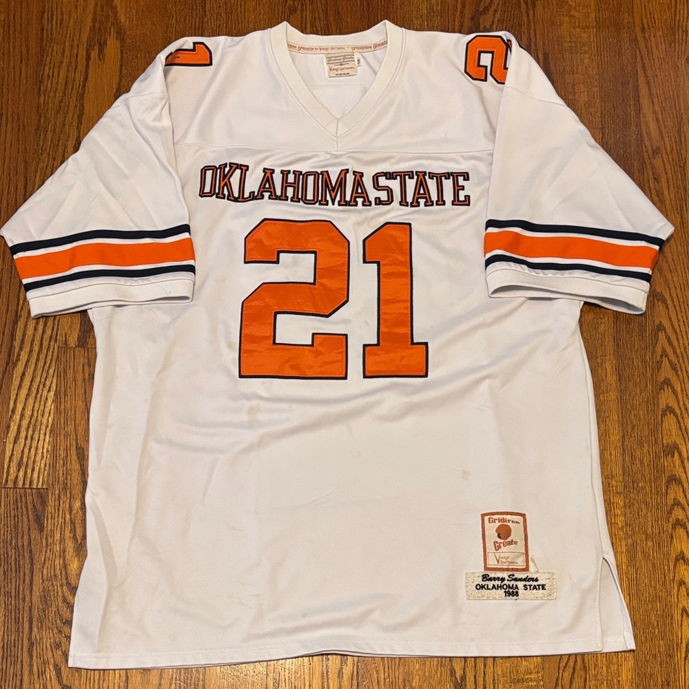 Barry Sanders Oklahoma State Jersey